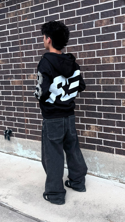 REFLECTED BOLD "SIGNATURE" ZIPUP