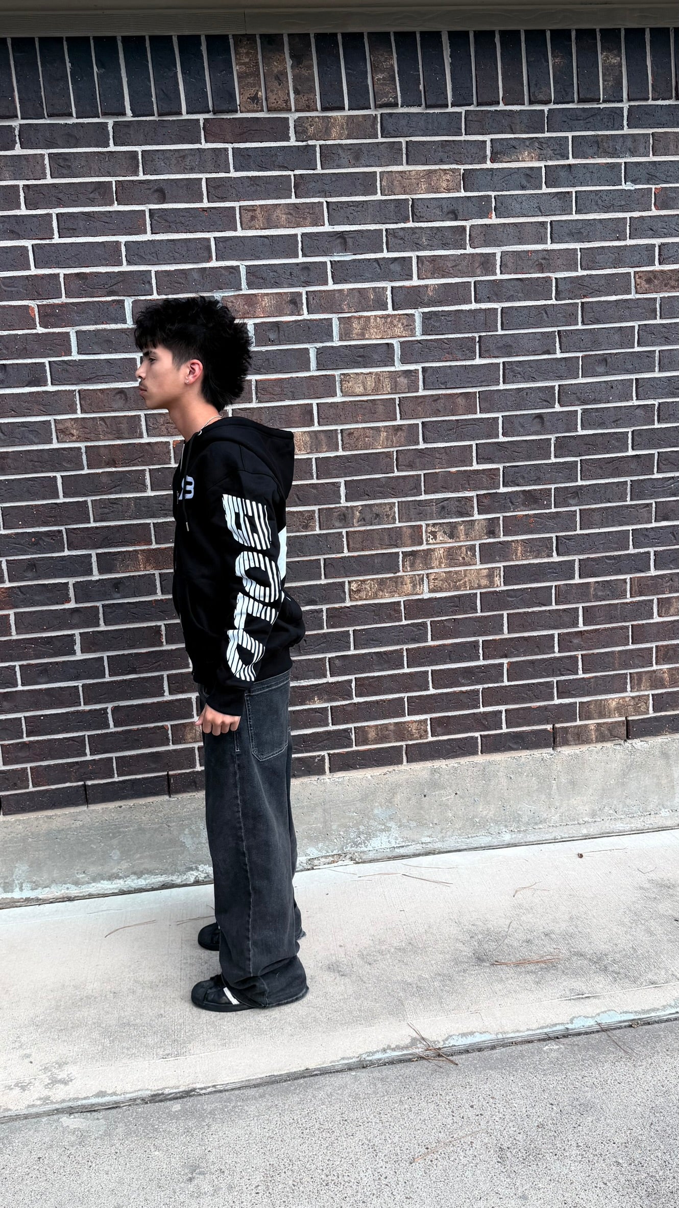 REFLECTED BOLD "SIGNATURE" ZIPUP